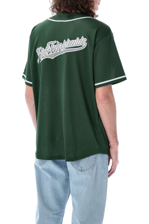 メンズ HUFのトップス HUF Baseball Mesh Shirt