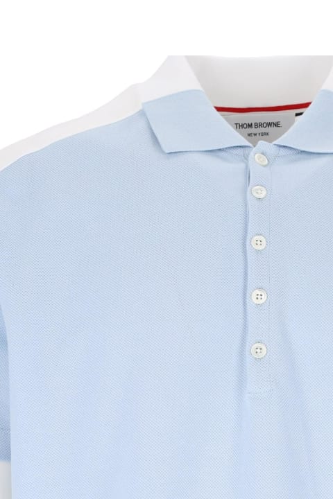 Thom Browne for Men Thom Browne Color Block Polo Shirt
