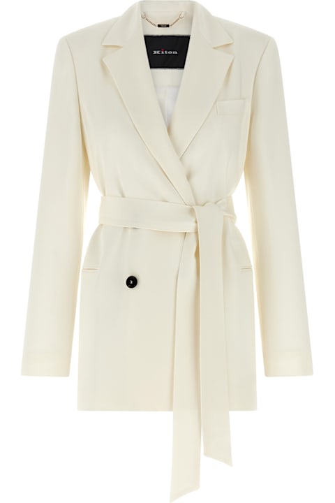 Kiton لـ Kids Kiton Silk Blazer