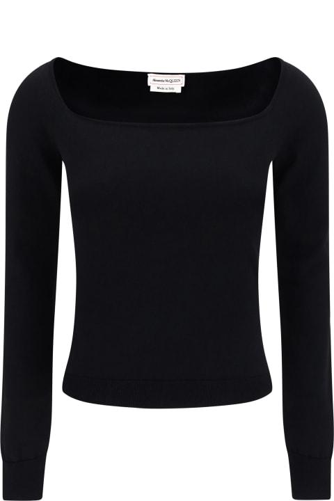 Sweaters for Women Alexander McQueen Square Neckline Top
