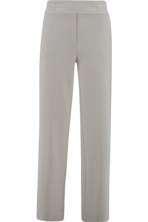 D.Exterior Clothing for Women D.Exterior Viscose Pants With Herringbone Pattern