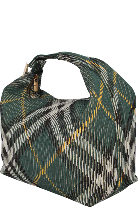 ウィメンズ Burberryのバッグ Burberry Medium Peg Check-pattern Tote Bag