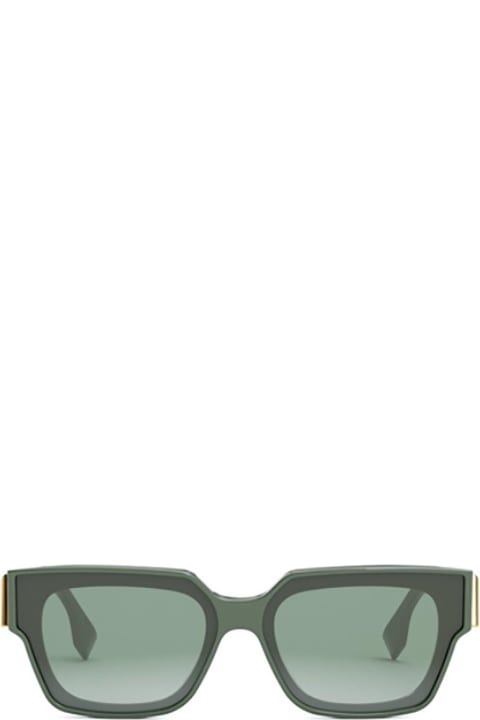 メンズ Fendi Eyewearのアイウェア Fendi Eyewear Rectangular Frame Sunglasses