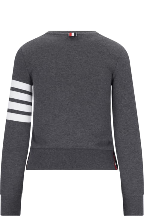 Homeware Thom Browne '4-bar' Crew Neck Sweatshirt