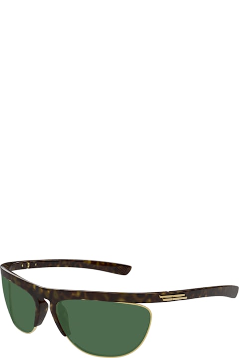 Bottega Veneta Eyewear Eyewear for Men Bottega Veneta Eyewear Bottega Veneta Bv1348s Linea Speed Rectangular 002 Havana Green Sunglasses