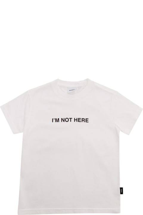 Aspesi T-Shirts & Polo Shirts for Girls Aspesi White T-shirt With Print