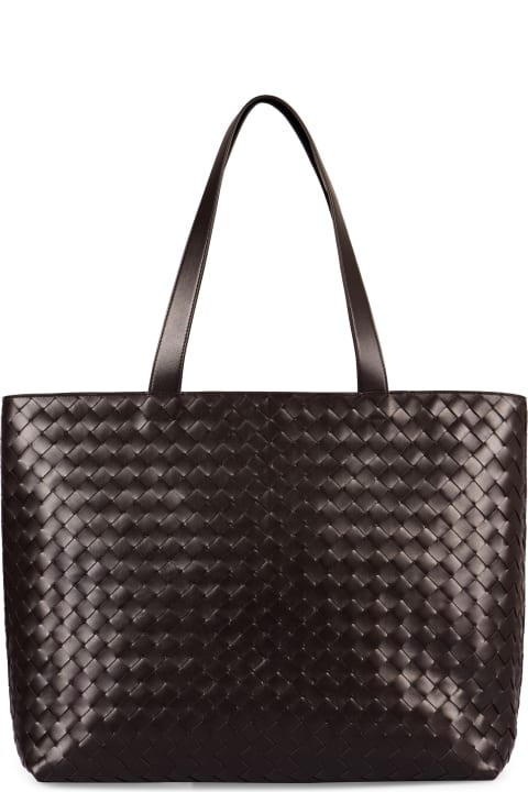 Bags for Men Bottega Veneta Large Leather Tote Bag