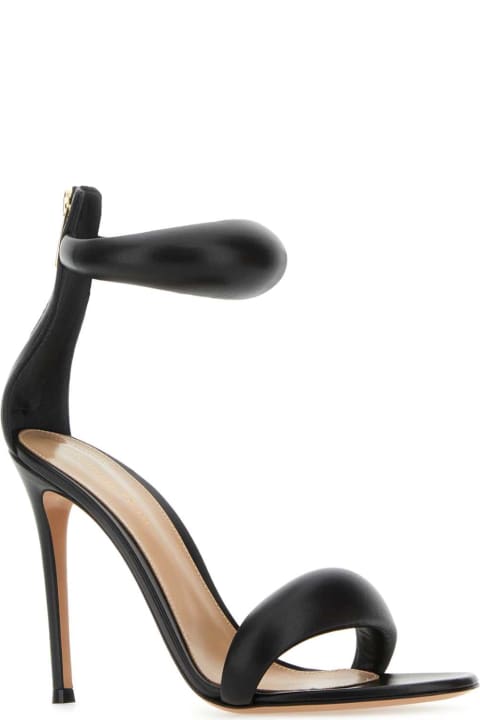 Fashion for Women Gianvito Rossi Black Nappa Leather Bijoux Sandals