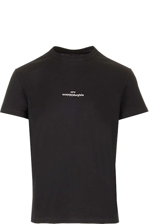 Maison Margiela Topwear for Men Maison Margiela Distorted Logo T-shirt