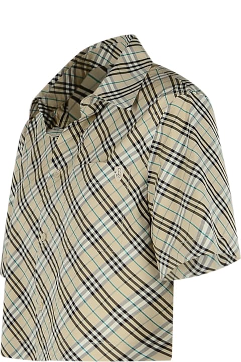 أدوات منزلية Burberry Cream Cotton Shirt