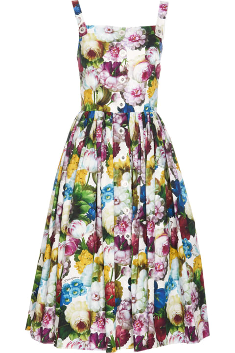 Fashion for Women Dolce & Gabbana Nocturnal Flower Corset Dress