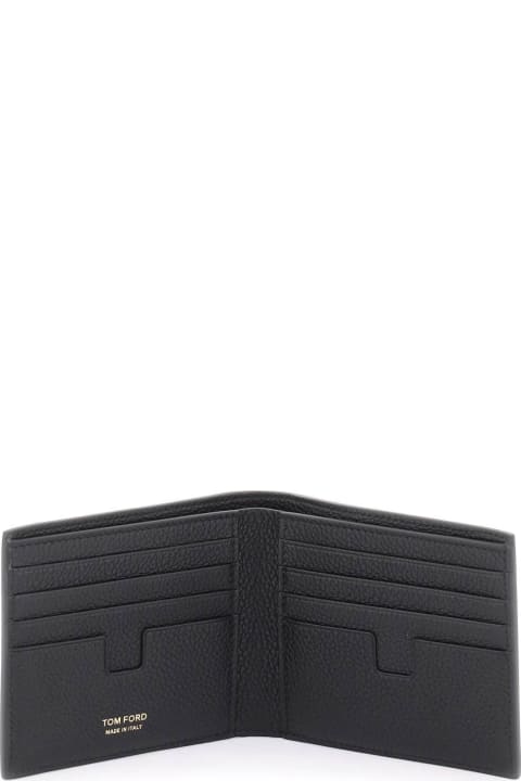 Tom Ford Wallets for Men Tom Ford Leather Flap-over Wallet