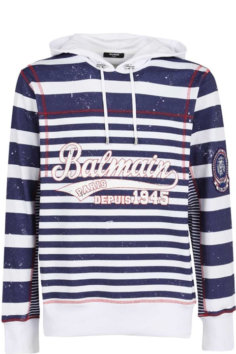 Balmain Fleeces & Tracksuits for Men Balmain Hooded Sweatshirt