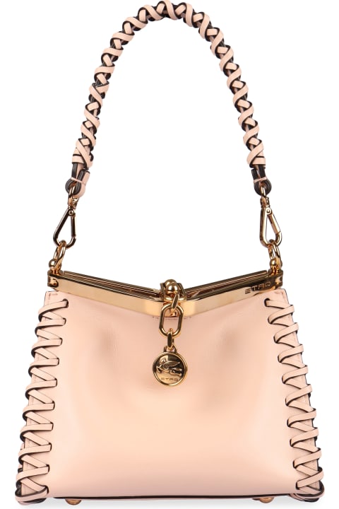 Shoulder Bags for Women Etro Pink Vela Mini Bag With Thread Work