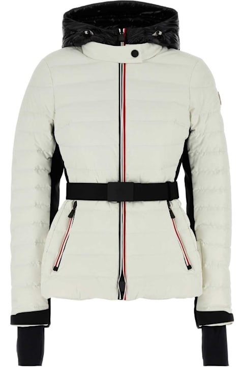 Moncler Grenoble for Women Moncler Grenoble Ivory Stretch Nylon Arcesaz Down Jacket