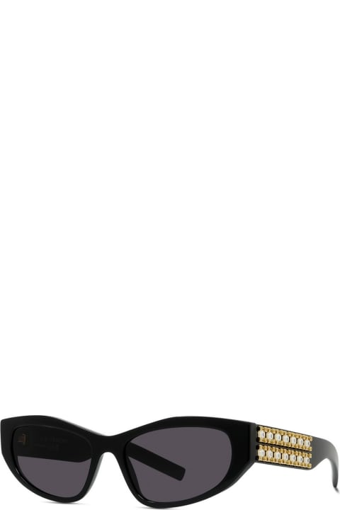 Givenchy Eyewear Eyewear for Women Givenchy Eyewear Gv40078i Plumeties 01a Black Sunglasses