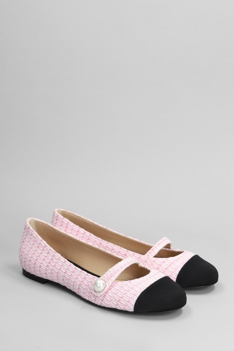 Roberto Festa Flat Shoes for Women Roberto Festa Divy Ballet Flats In Rose-pink Fabric