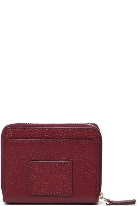 Marc Jacobs Wallets for Women Marc Jacobs Logo Printed Zipped Mini Compact Wallet
