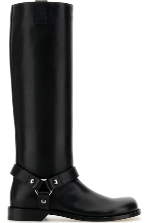 Boots for Women Loewe Campo Biker High Boot