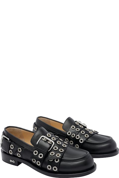 Homeware Mach & Mach Buckle Belt Vintage Loafers