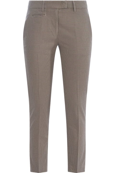 Fashion for Women Dondup Trousers Dondup "perfect" In Houndstooth
