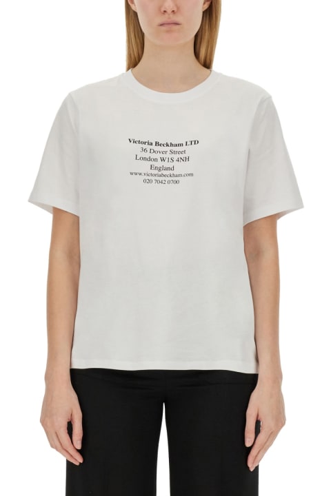 Victoria Beckham Topwear for Women Victoria Beckham 'address' T-shirt