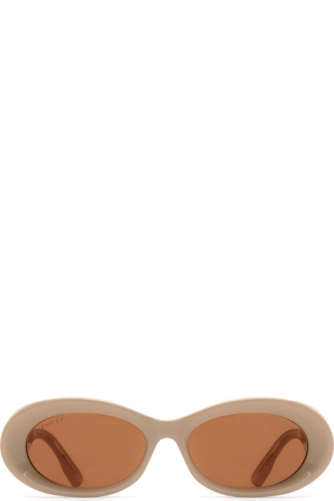 Gucci Eyewear Eyewear for Women Gucci Eyewear Gg1527s Beige Sunglasses