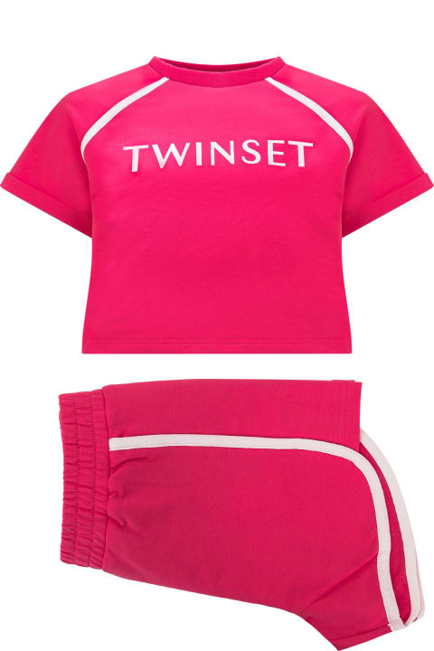 TwinSet Jumpsuits for Boys TwinSet T-shirt And Shorts Set