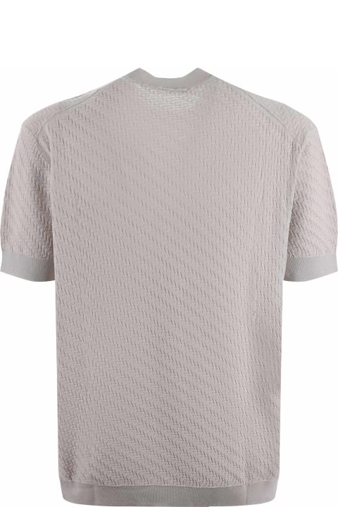メンズ新着アイテム Paolo Pecora Paolo Pecora T-shirt In Light Cotton Thread