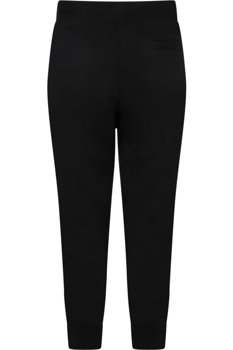 Homeware Ralph Lauren Black Sweatpant For Boy With Pony Logo