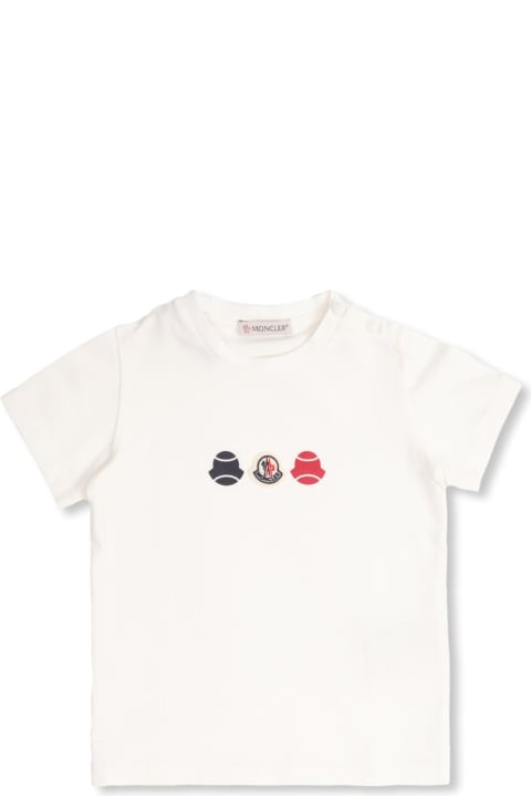 Sale for Baby Girls Moncler Moncler Enfant T-shirt With Logo