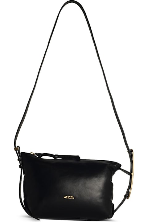 خصم على السيدات Isabel Marant 'leyden' Mini Black Leather Crossbody Bag