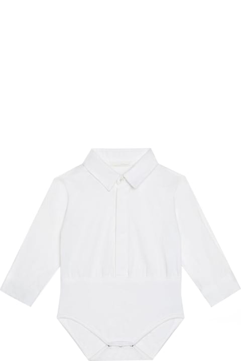 Topwear for Baby Boys Dolce & Gabbana Body Shirt In Cotton