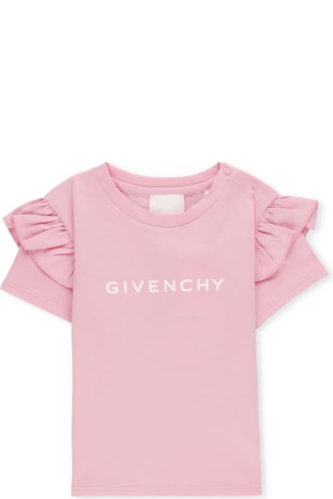 Topwear for Baby Girls Givenchy T-shirt With Logo