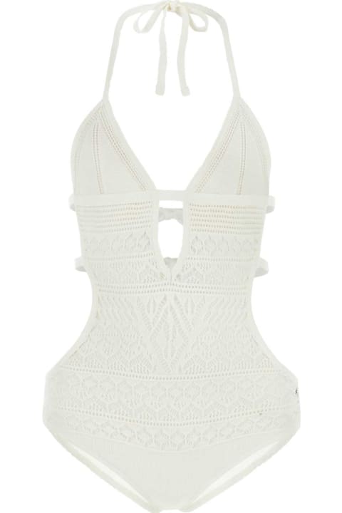 Summer Dress Code for Women Isabel Marant White Cotton Blend Adema Bodysuit