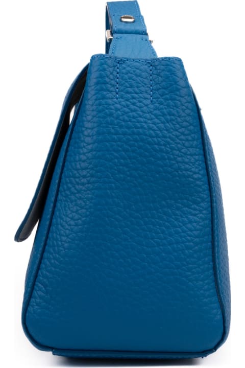Orciani Totes for Women Orciani Small Sveva Soft Bag In Textured Leather