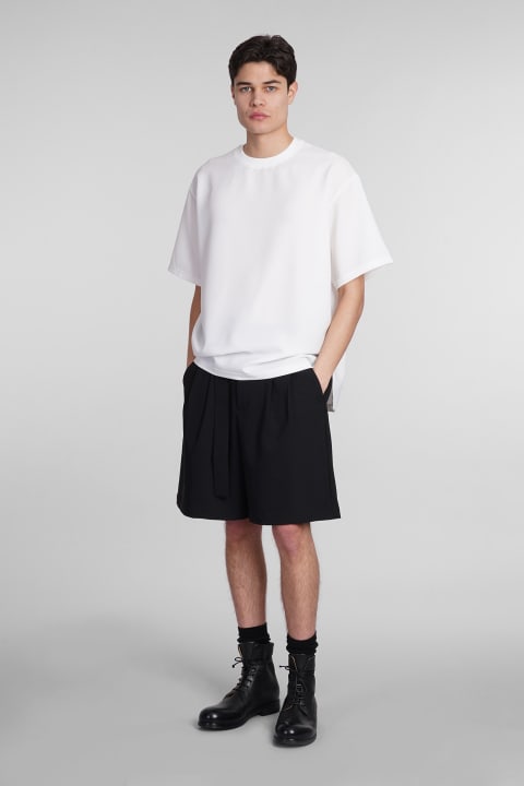 Attachment Topwear for Men Attachment T-shirt In White Polyester
