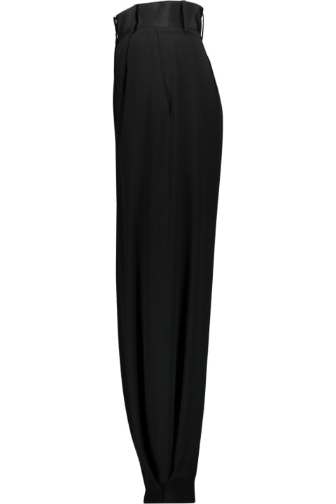 Fashion for Women Rochas Pagged High-waisted Trousers