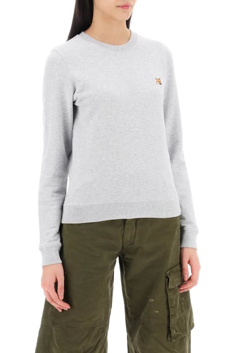 ウィメンズ新着アイテム Maison Kitsuné Fox Head Regular Fit Sweatshirt