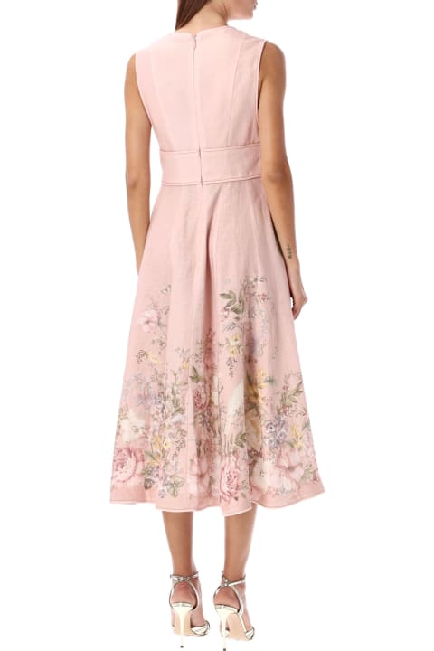 Fashion for Women Zimmermann Waverly Midi Rose Dress