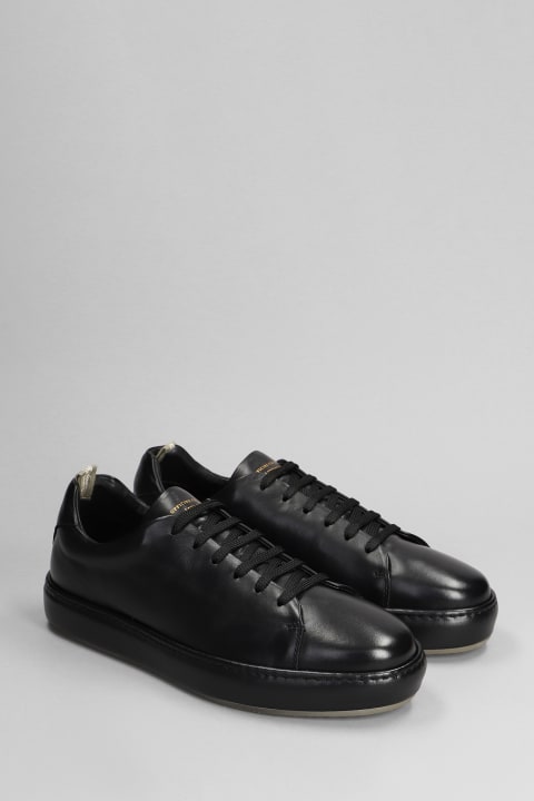 Fashion for Men Officine Creative Covered 001 Sneakers In Black Leather
