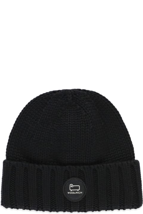 Woolrich Hats for Men Woolrich Beanie With Logo