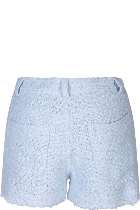 Fashion for Women IRO Iro Sky Blue Tweed Shorts