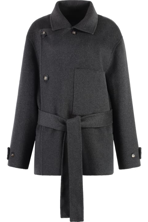 Philosophy di Lorenzo Serafini Coats & Jackets for Women Philosophy di Lorenzo Serafini Double-breasted Wool Coat