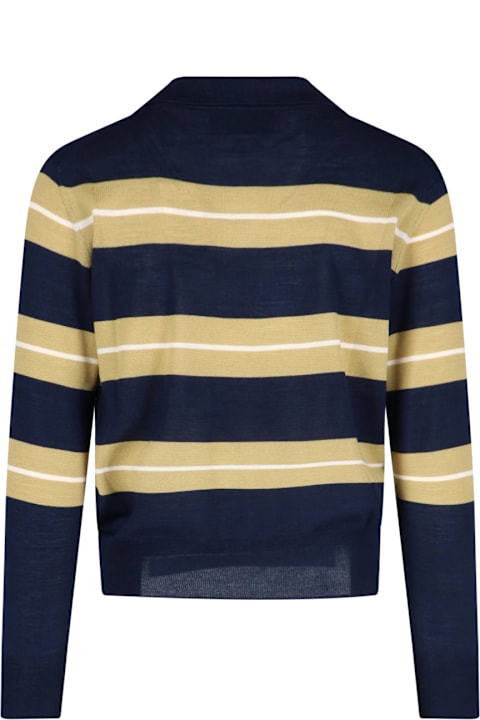 Ami Alexandre Mattiussi for Kids Ami Alexandre Mattiussi Striped Polo Shirt