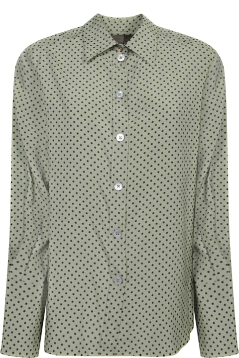 Paul Smith for Kids Paul Smith Patterned Green Shirt