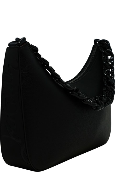 Christian Louboutin for Women Christian Louboutin Christian Louboutin Black Leather Large Chain Loubila Handbag