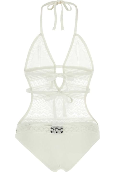 Isabel Marant Swimwear for Women Isabel Marant White Cotton Blend Adema Bodysuit