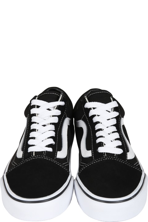 Vans Shoes for Boys Vans Black Old School Sneakers For Kids