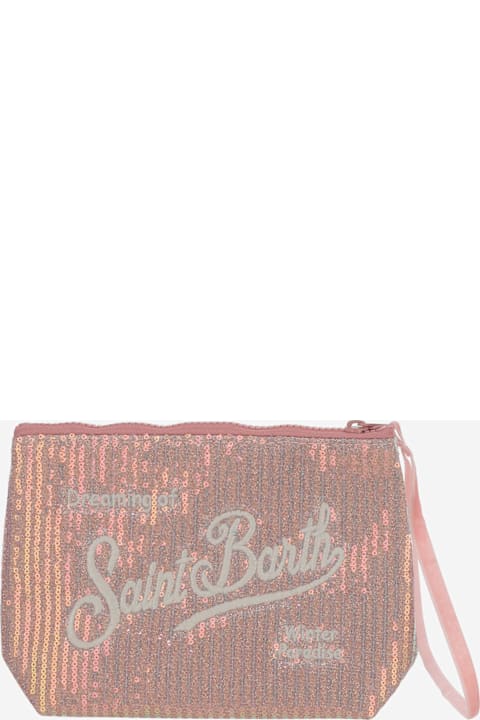 MC2 Saint Barth Clutches for Women MC2 Saint Barth Lurex Fabric Clutch Bag With Sequins